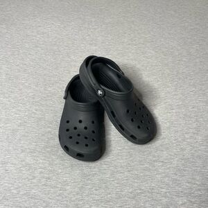 Crocs Women’s Black Classic Lightweight Slip-On Clog Shoes